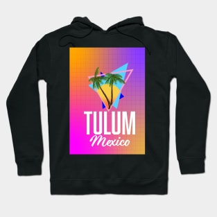 Tulum Mexico travel poster Hoodie